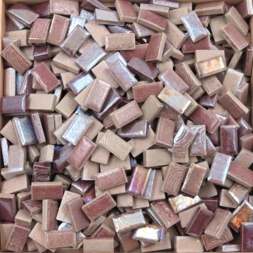 Iridised Ceramic Rectangles: Dried Petals (25g)