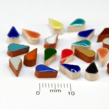 8mm Mini Teardrop: Multi Mix (+/-100pcs)