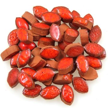 8mm Mini Petal: Red Orange, RO02